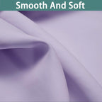 Yakamok Lilac 100% Blackout Patio Door Curtain Panels W100 x L96, 1 Panel | - Image 7