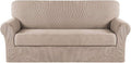 Turquoize Stretch Sofa Slipcover 2 Pieces Sofa Cover Couch Cover by Turquoize