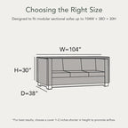 Covermates Modular Sectional Sofa Cover - Image 2