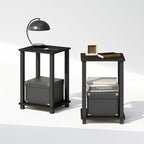 Furinno Simplistic Night Stand Set of 2, 2-Tier Small Nightstand - Image 5
