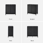 mopio Brooklyn Fluted Storage Cabinet, Modular Accent Buffet Sideboard - Image 5