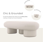 24/7 Shop at Home Kavren Modern 37-inch 2-Piece Oval Glossy Low Profile Coffee - Image 6