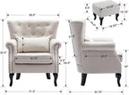 Set of 2 Mid-Century Modern Accent Chair - Image 3