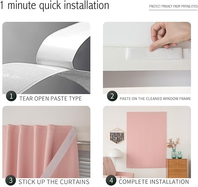 Instant Blackout Window Curtain - Image 3