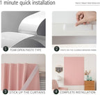Self Adhesive Blackout Curtains- Stick on Curtains Shades Window Blinds Curtain - Image 3