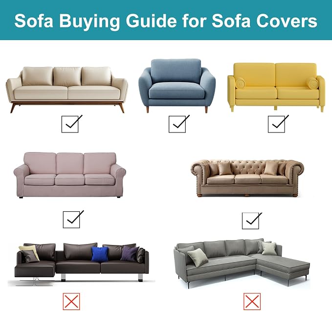 U-NICE HOME Stretch Couch Cover Slipcover - Image 6