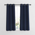 NICETOWN Blackout Navy Curtains & Drapes 48 inch Long by NICETOWN