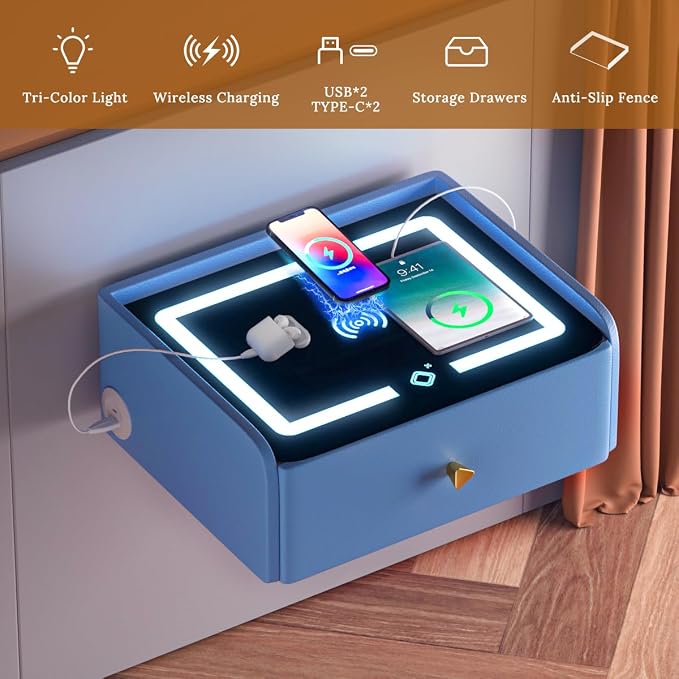 HOMEMORE Floating Nightstand - Image 3