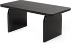 LITTLE TREE Farmhouse Coffee Table, 47 Inches Wooden Center Tables - Image 10