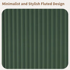 LKTART 64" Buffet Cabinet with Storage, Modern Fluted Accent Sideboard Media - Image 4