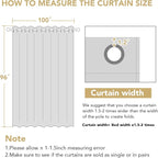 H.VERSAILTEX Blackout Patio Curtains 100 x 96 Inches - Image 3