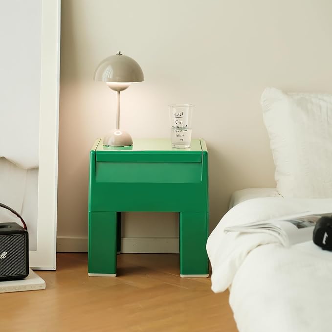 Nightstand Bedside with Storage Space, Dorm and Small Spaces, Easy Assembly - Image 2