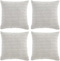 Fancy Homi 4 Packs Decorative Throw Pillow Covers by Fancy+Homi