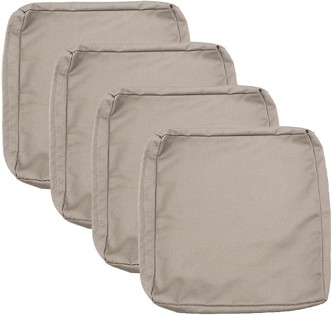 Sqodok Patio Cushion Cover 22x20 inch, Outdoor Seat Cushion Slip Cover by Sqodok