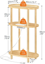 HOOBRO Small Narrow Side Table - Image 3
