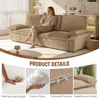 KEIKI 94.5'' King Sleeper Sofa Bed, Space-Saving 3-in-1 Pull Out Futon Couch - Image 5