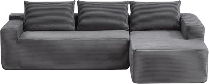 97" Cloud Sectional Couch, Modern Modular Sectional Sofa - Image 6