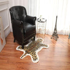 Leopard Print Rug Faux Fur Cowhide Skin Rug Animal Printed Area Rug Carpet - Image 4