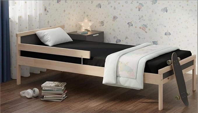 Stretchy Twin Fitted Sheet for 4 Inch Low Profile Mattress - Image 5