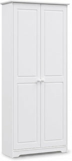 From the Tree Furniture Solid Pine Pantry Cabinet — 72" Tall White Kitchen - Image 3