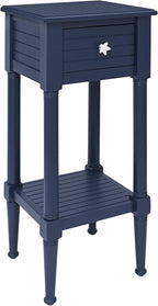 Linon Raleigh Navy Small Accent Table by Linon