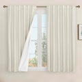 Linen Full Blackout Window Curtains by LAMIT