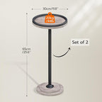 HOOBRO Small Round Side Tables, Drink Tables, Coffee Martini Tables - Image 3