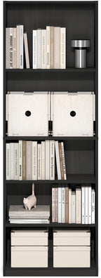 Furinno Jaya Book Shelf, 5-Tier Tall Book Shelf, Bookcase - Image 5