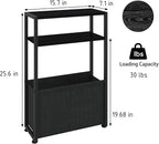 Leomonio Narrow Side Table, Slim End Tables - Image 2