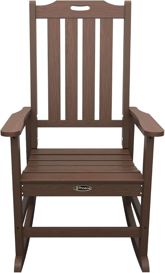 THOEOE Oversized Rocking Chair Set of 2, Outdoor Rocking Chair - Image 8