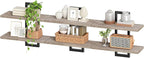 HOOBRO Floating Shelves, 15 Inch Wall Shelf Set of 3, Wall Mounted Storage - Image 9