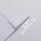 Joydeco White Blackout Curtains 96 Inches Long - Image 4