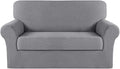 Turquoize Stretch Sofa Slipcover 2 Pieces Sofa Cover Couch Cover by Turquoize