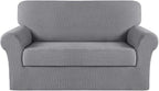 Turquoize Stretch Sofa Slipcover 2 Pieces Sofa Cover Couch Cover by Turquoize