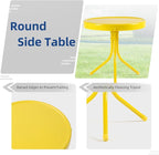Patio Bistro Set Retro Metal Outdoor Seating Set Conversation Set 3 Pieces - Image 7