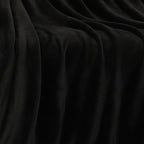 Black Fleece Plush Throw Blanket 50"x70"for Couch Sofa Fuzzy Cozy Flannel | - Image 5