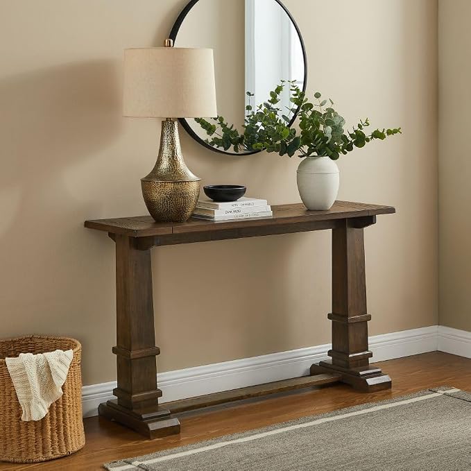 Crosley Furniture Joanna Modern Farmhouse Sofa Console Table - Image 2