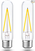 Dimmable E26 T30 T10 LED Bulb Long Tube Light Bulb 4W, Type T Tubular Light by PADMOLUDAZ
