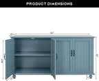 Scurrty Buffet Cabinet with Storage, Buffet with 4 Doors, Sideboard Buffet - Image 2
