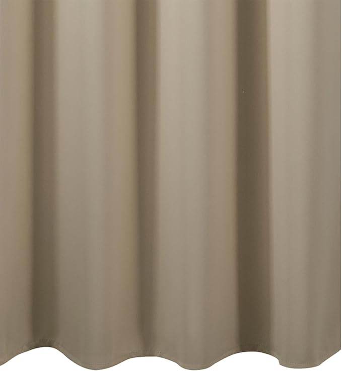 Beige Blackout Curtains 42 x 54 Inch Length Set of 2 Panels Grommet Bedroom - Image 8