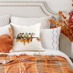 RABUSOFA Fall Pillow Covers 16x16 Inch Watercolor Bird Autumn Decorations - Image 4
