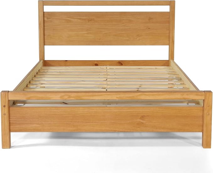 Grain Wood Furniture Loft King Size Solid Wood Bed - Image 4