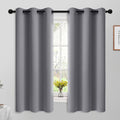 Yakamok Grey Room Darkening Curtains 42x63 inch Gray Grommet-Living Room | 2 by Yakamok