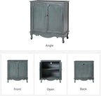 HULALA HOME Antique Accent Cabinet - Image 8