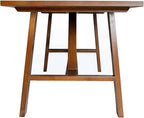 Flash Furniture Eli Farmhouse Trestle Coffee Table, Rustic Solid Wood Coffee - Image 5