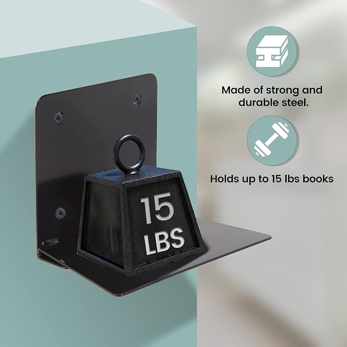 STORAGE MANIAC Floating Book Shelves - Image 4