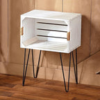 The Lakeside Collection Rustic Wooden Crate End Tables by TheLakesideCollection