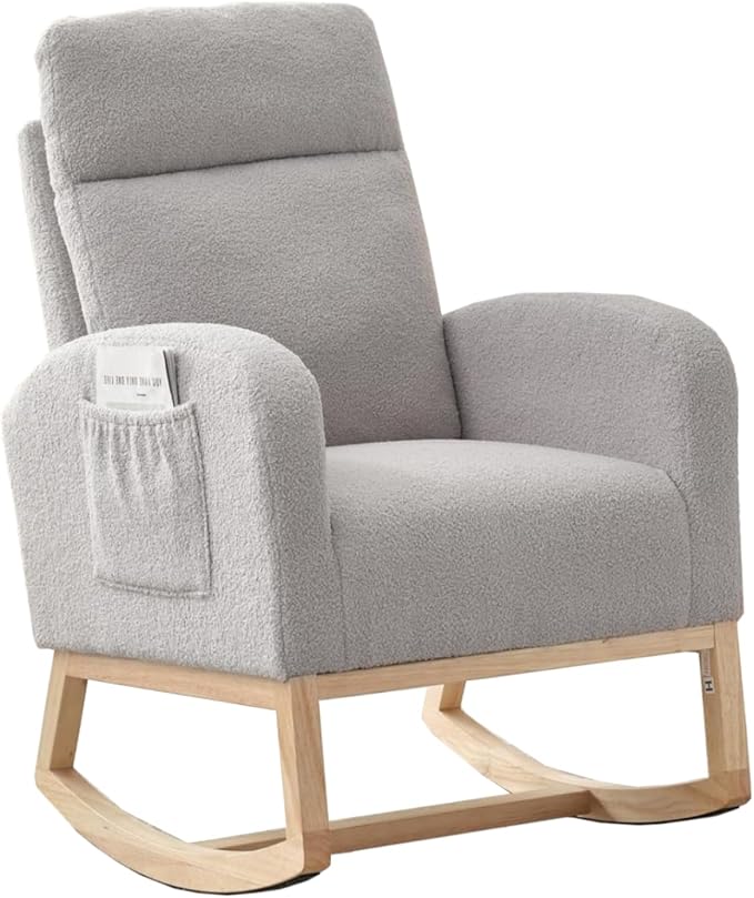 GAOMON Rocking Chair Glider for Nursery, Comfy Rocker Nursery by GAOMON