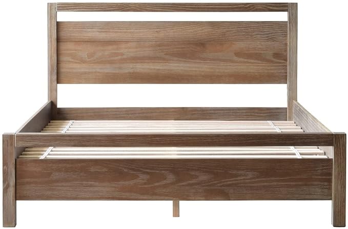 Grain Wood Furniture Loft Queen Size Solid Wood Bed - Image 4