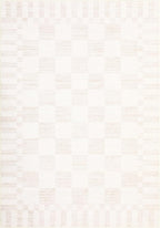 GarveeHome Beige Checkered Rug 6x9 Area Rugs Living Room Checkerboard Rug | - Image 5